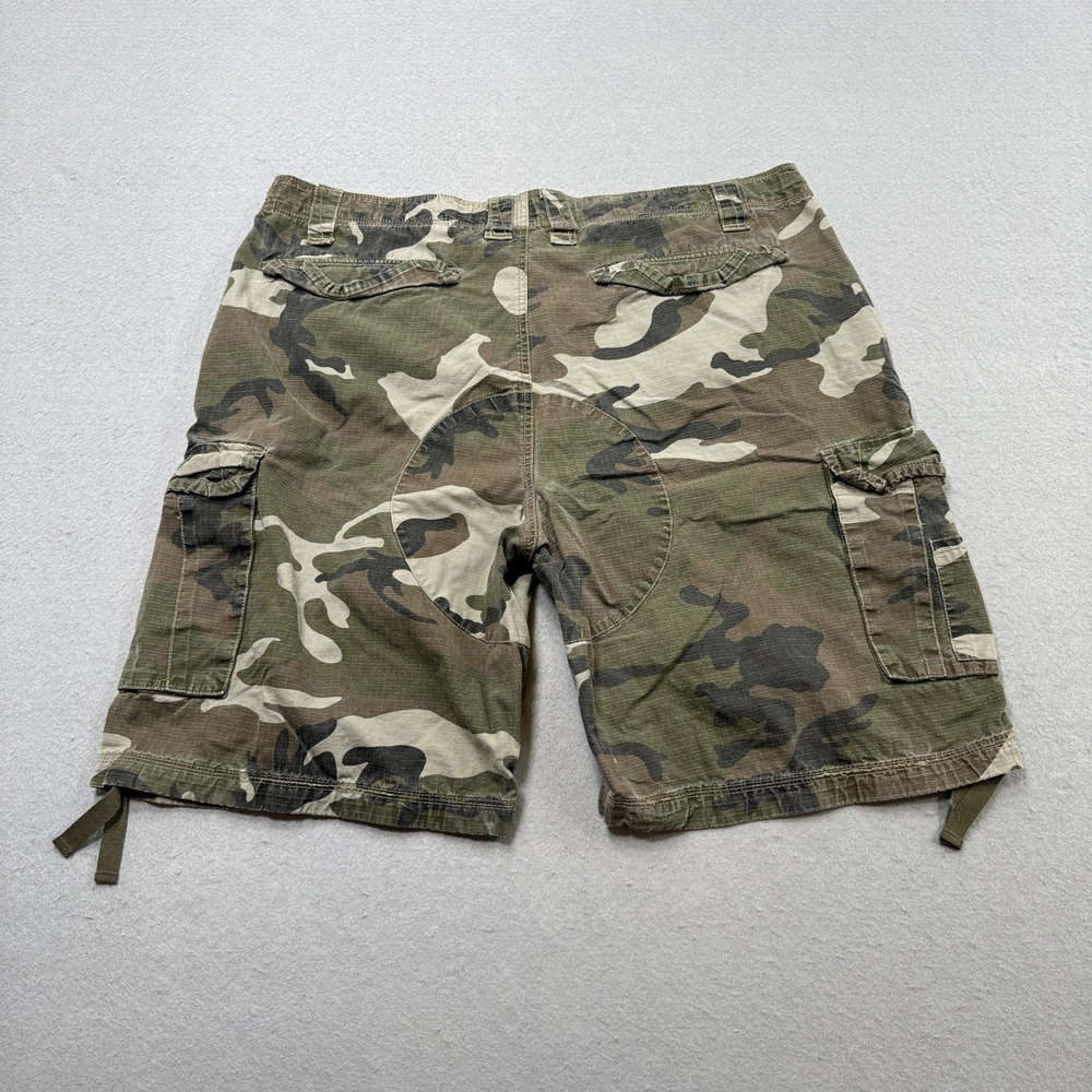 CSG Cargo Shorts Men's 42 Green Camo Ripstop Relaxed Military Hunting Outdoor - Picture 2 of 6